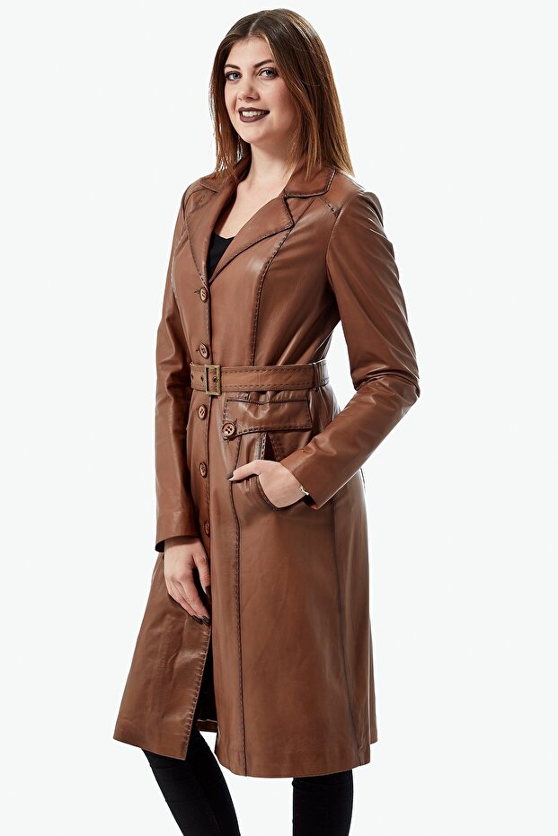 Deri Taba Boyama Pardesü - 3