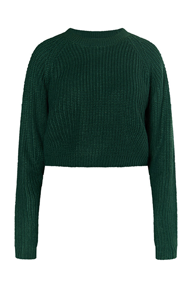 Strick Cropped Pullover - 2