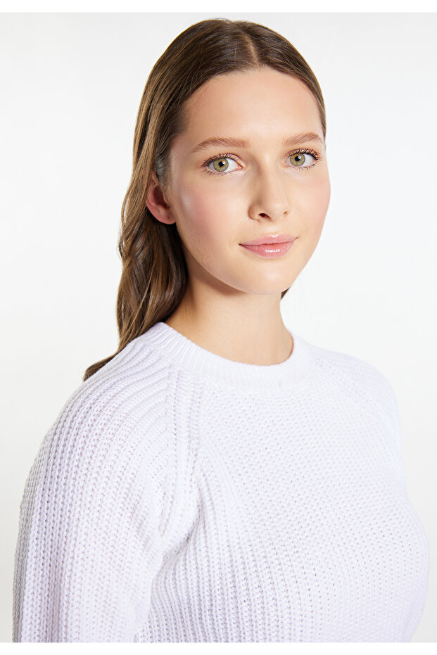 Strick Cropped Pullover - 5