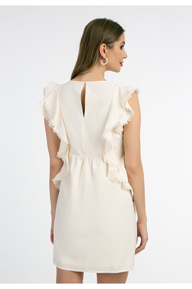 Mini elbiseler mit ruschen - 4