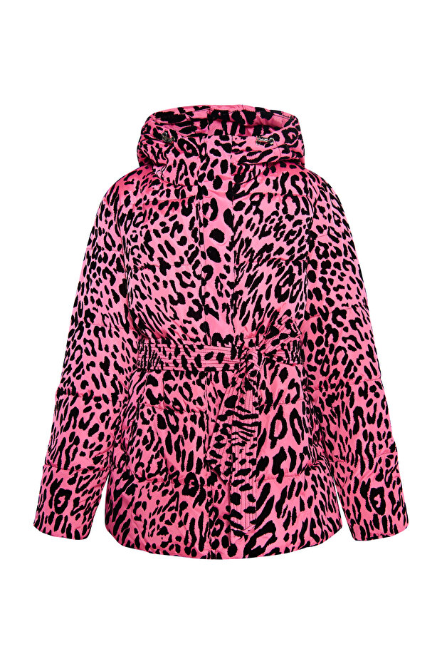 Steppjacke mit Leo-Print dedica - 2