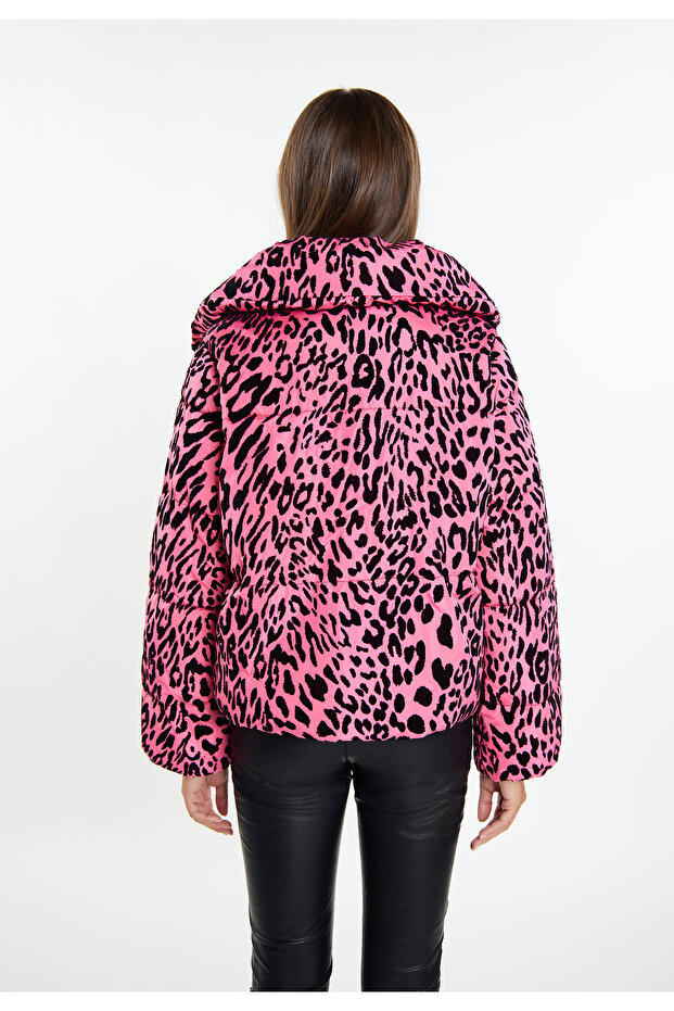 Steppjacke s Leo-Print - 4