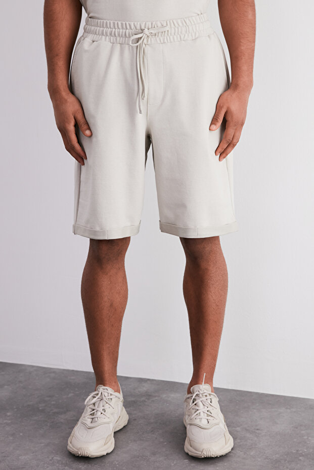 Taş Eşofman Takımı Oversize/Geniş Kesim Nakışlı Eşofman Takımı TMNSS24EM00002 - 5