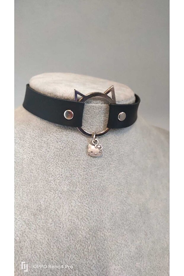 Cat and Cute Cat Choker Gothic Necklace