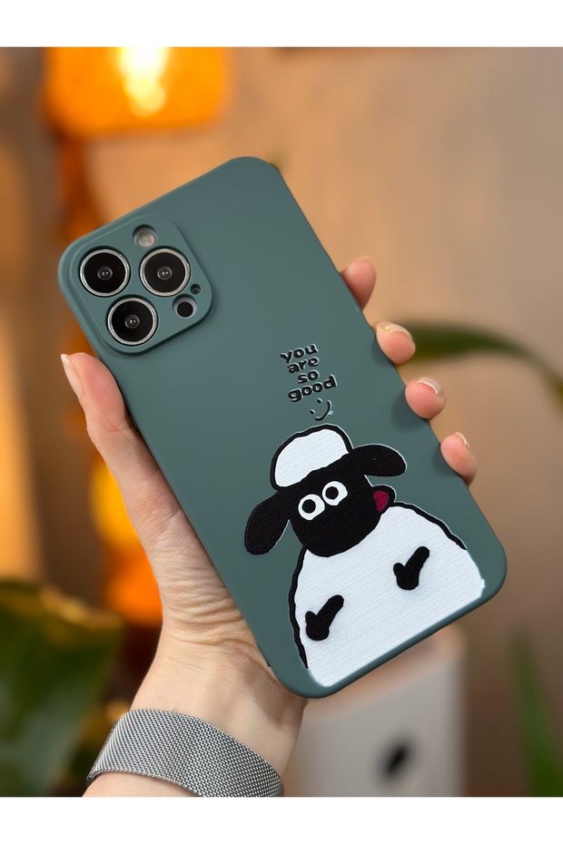 iPhone 13 Promax Compatible Camera Protected Velvet Launch Printed Case
