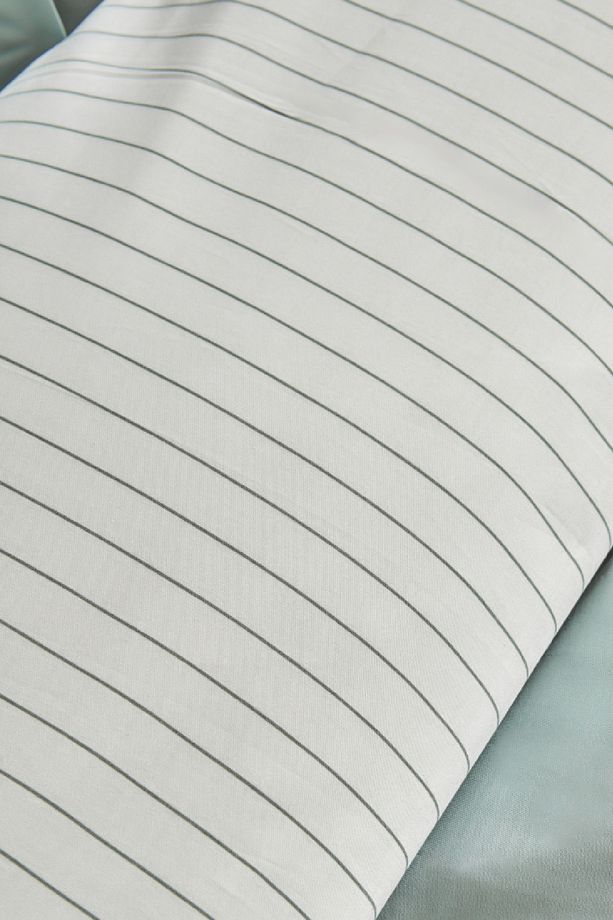 Cool Touch Stripe Tek Kişilik Nevresim Takımı Yeşil - 6