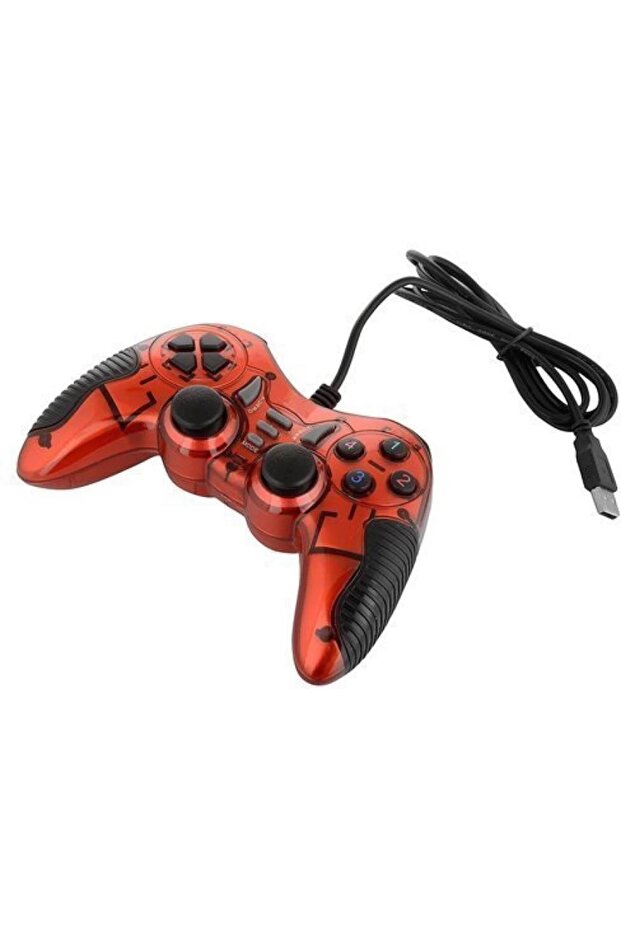 C-899 Pc Uyumlu Titreşimli Usb Joystick Oyun Kolu Gamepad - 3