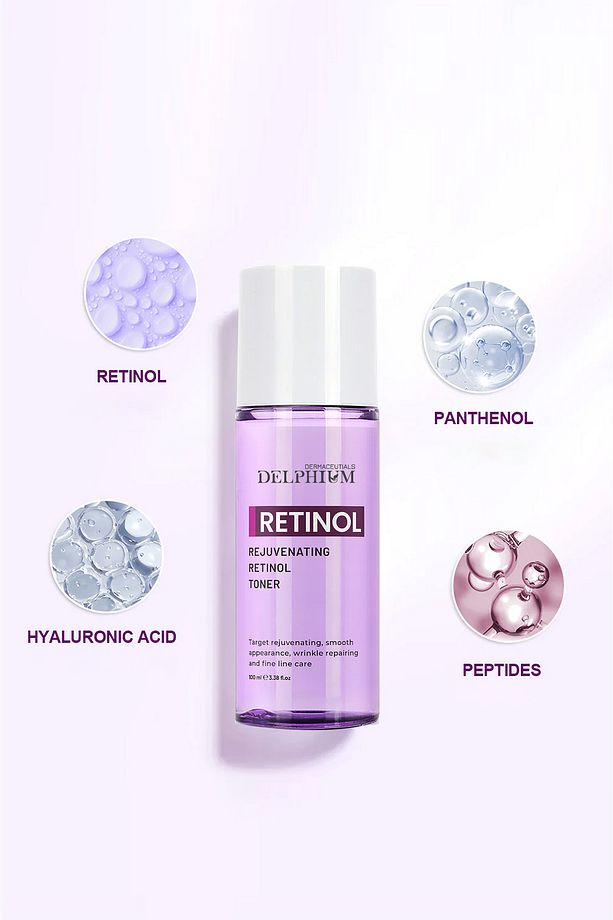 Delphium Retinol Tonıc Gözenek Sıkılaştırıcı Işıltı Veren Ve Yatıştıran Tonik 100ml - 7