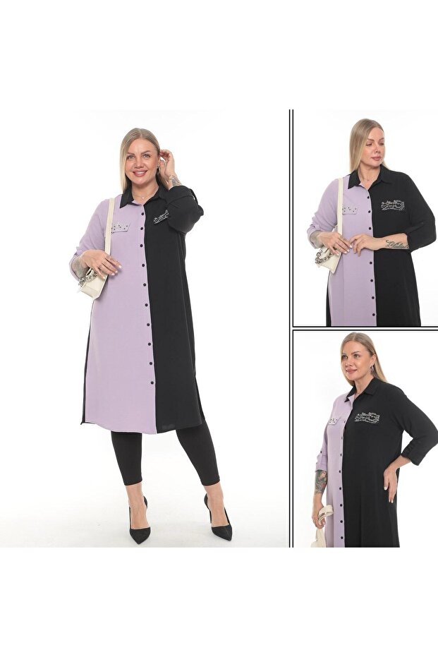 110 cm two-color tunic