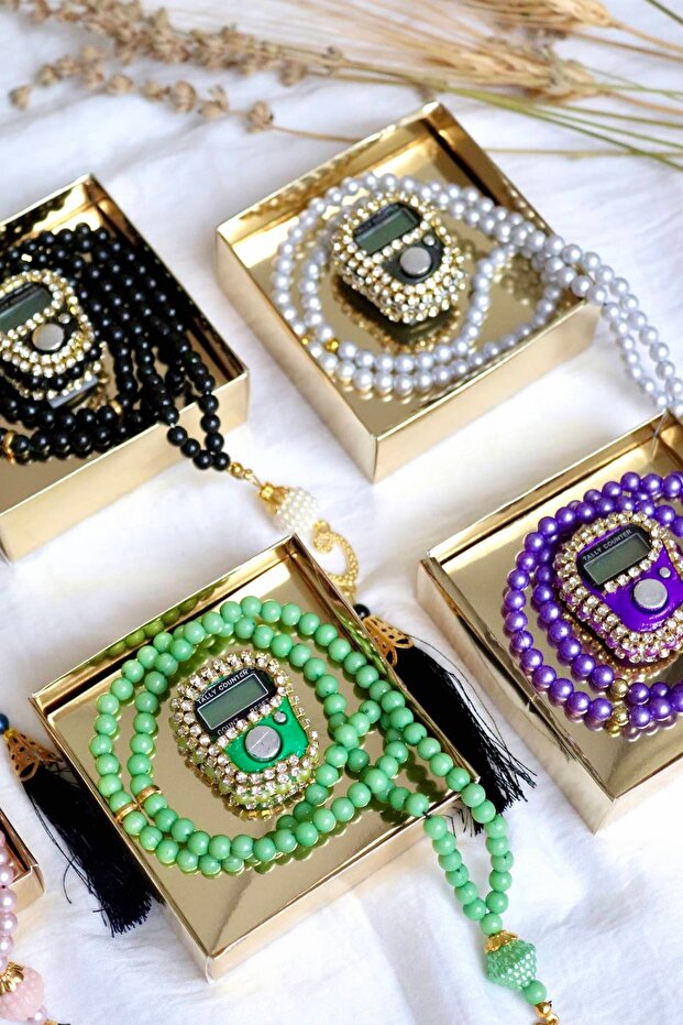 Gift Stoned Chanting and Pearl Prayer Beads Set of 99 with Gift Color Options