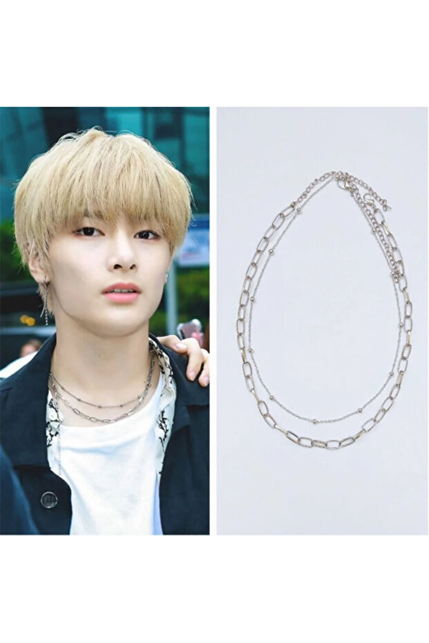 مجموعة قلادة مكونة من قطعتين من Kpop Straykids