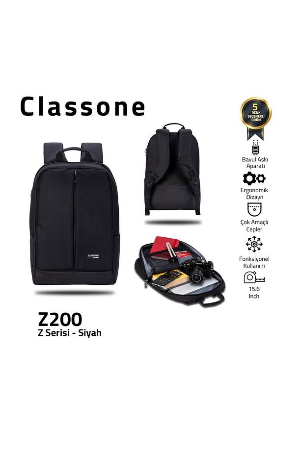 Bp-z200-wm400 Mouse -15.6" Su Geçirmez Kumaş Laptop ,notebook Sırt Çantası Kablosuz Mouse - 4