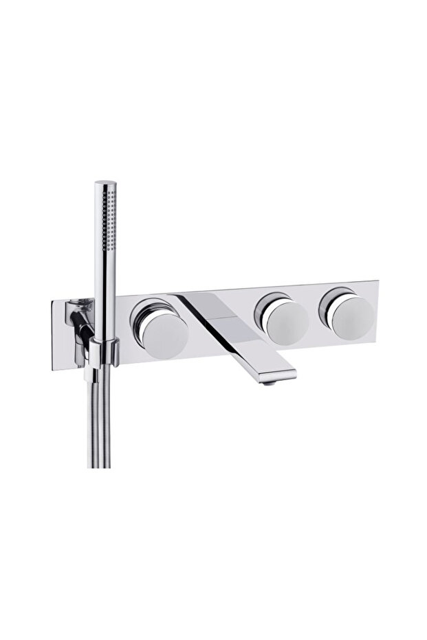 Memoria A4231757 Built-in Bathroom Faucet 3 Way - Chrome White