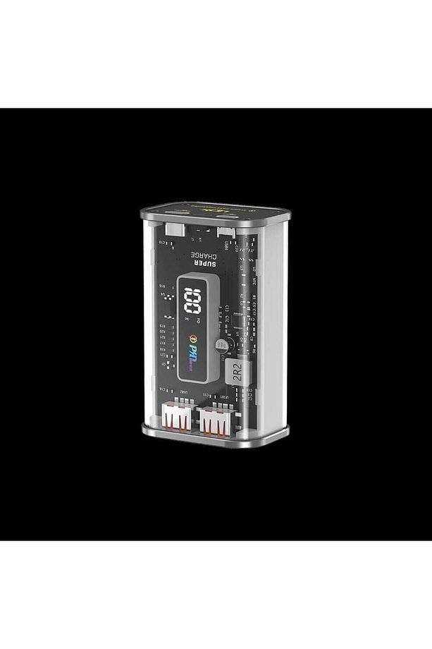 Link Tech Powerbank Şeffaf Transparan Model Şık Tasarım! C122 Strong 10000 Mah Pd 22.5w - 3