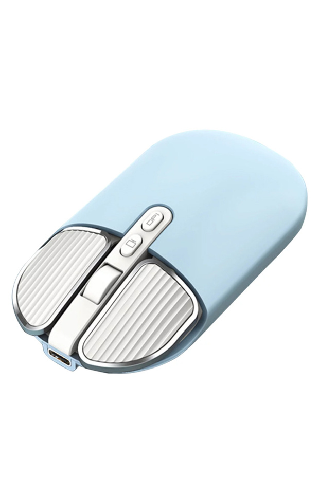 Kablosuz Mouse Kablosuz Fare Bluetooth Ve 2.4 Ghz Şarjlı Ergonomik 1600 Dpı Mouse - 1