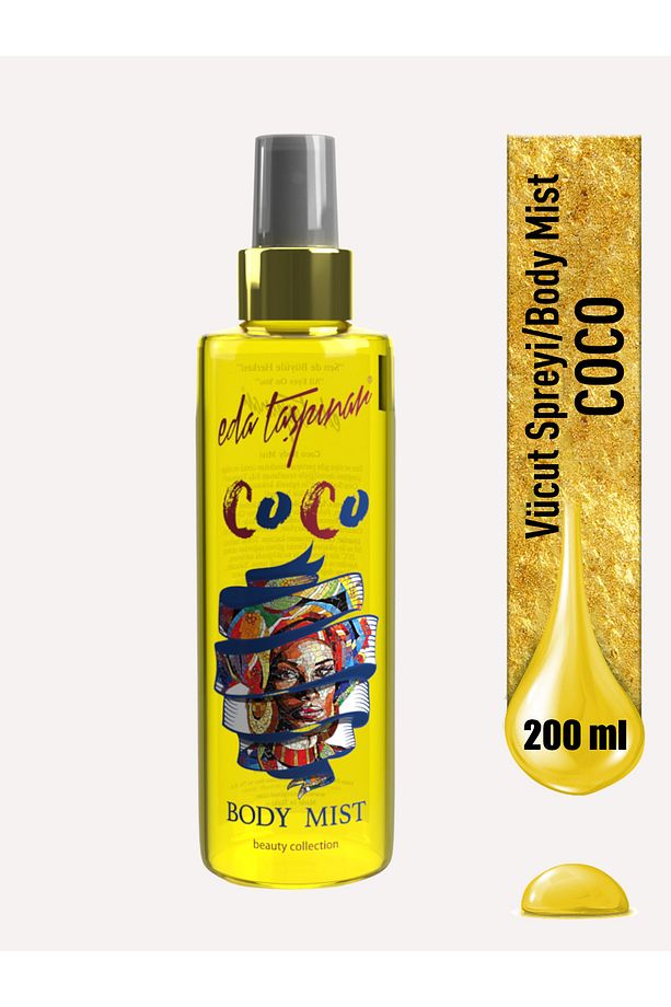 Efsane Kokular Seti.no.7 Vanilla & Mykonos & Coco Body Mist 200 ml (EGX62-EGY0019-EGX26) - 5