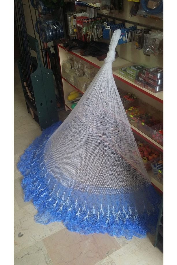 7 Kg Yarıya Kadar El Örmesi Ip Serpme Balık Ağı - 1