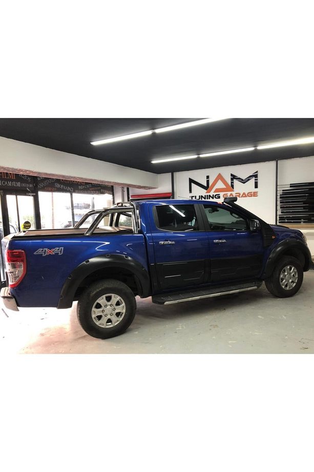 Ranger 2015 T6 T7 Kapı Kaplaması Seti Mat Siyah 6 Parça - 5