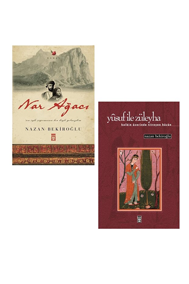 Pomegranate Tree and Yusuf with Züleyha 2 Book Set - Nazan Bekiroğlu