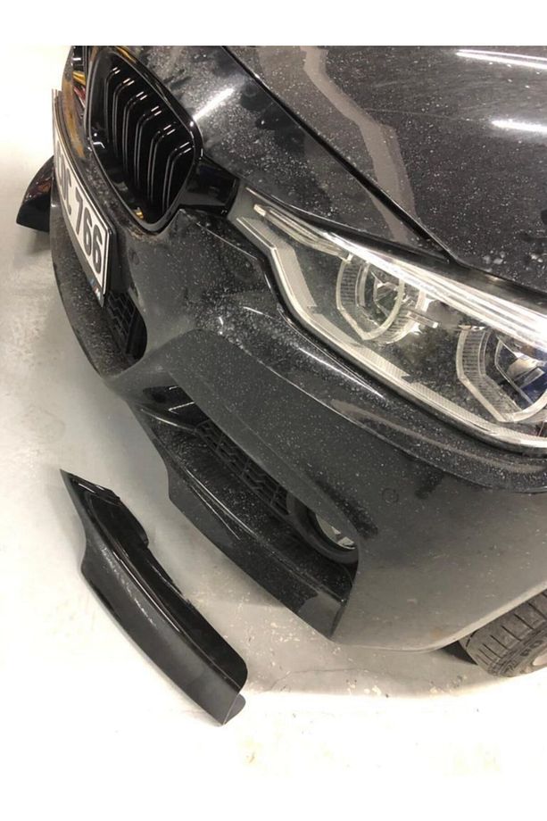 Bmw F30 2012 Tampon Ön Flap Seti M Performance St P Black - 2