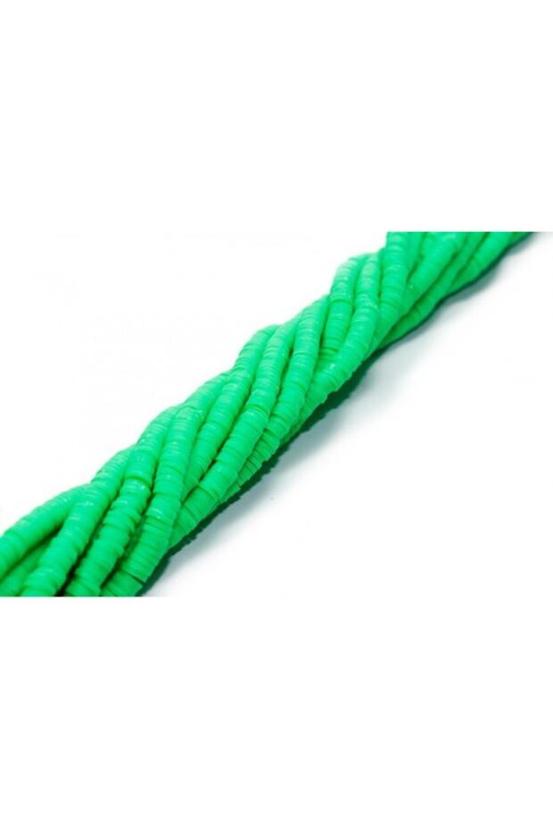 Green Fimo Bead String - 1