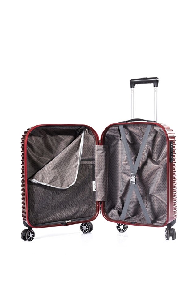 5186 Parlak Polıkarbon Kabin Boy Valiz - 5