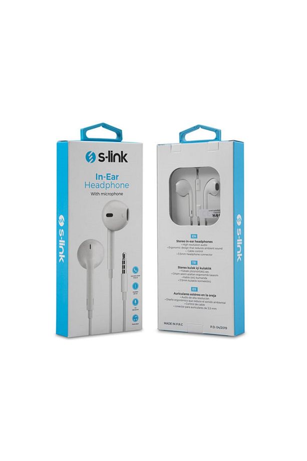 S-link Sl-ku170 Beyaz Kulak Içi Kulaklık - 1