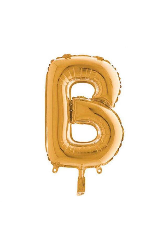 Letter Balloon Foil B Letter Gold 34 Inch (76 Cm)
