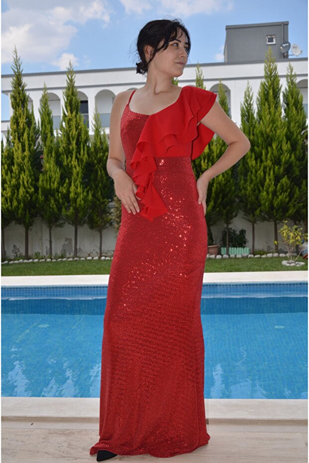 Ön Detaylı Balık Elbise - 1