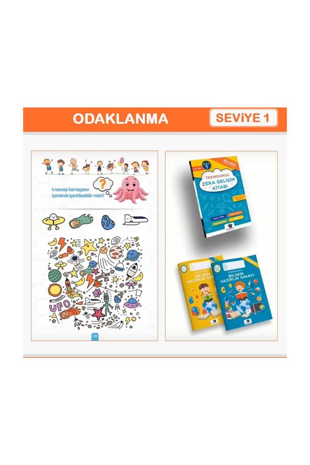 Teknookul Zeka Ve Dikkat Güçlendirme Seti Seviye 1 (6-9 Yaş) - 6