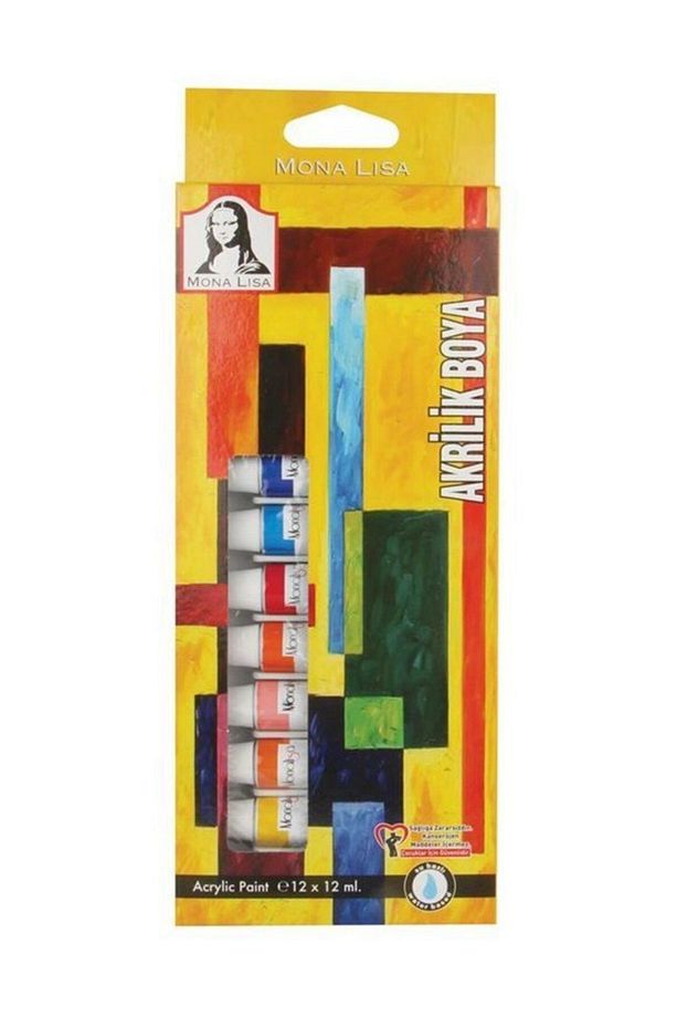 Akrilik Boya Monalisa 12 Renk 12 ml - 1