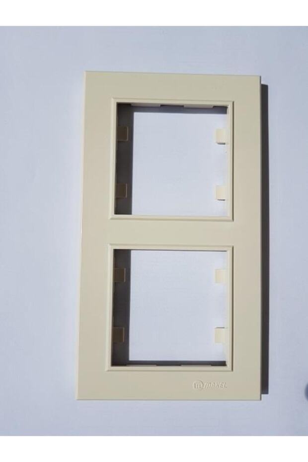 Karea Ikili Çerçeve Dikey Krem - 1