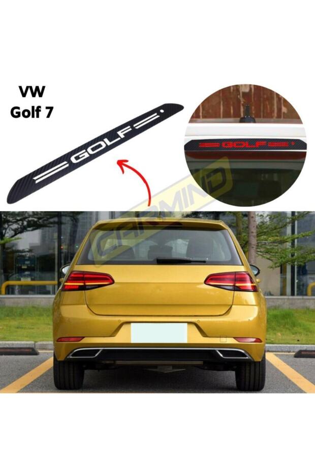 ملصق لمصباح إيقاف الفرامل الخلفي من الكربون Vw Golf 7