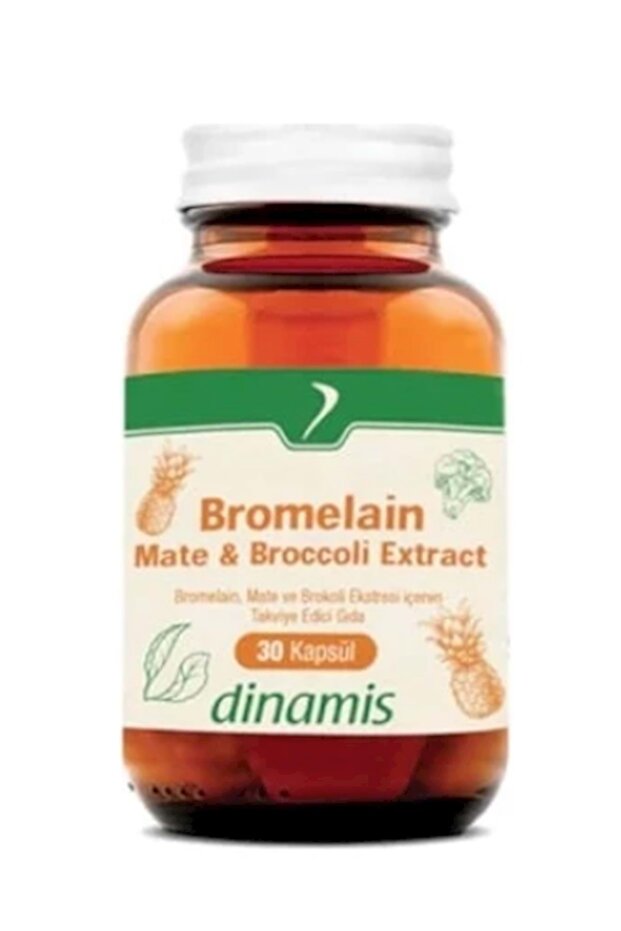 Bromelain Mate &b Roccoli Extract 30 Kapsül - 1