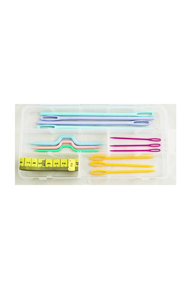Plastic Wool Needle Amigurumi Sewing Needle Plastic Sack Set