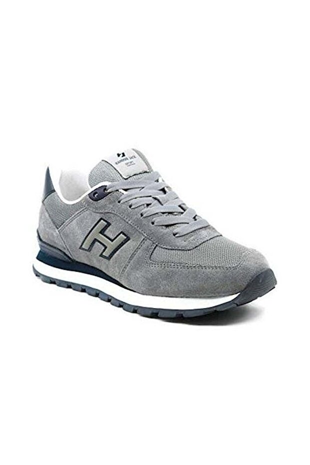 Unisex Gray Lace-up Walking Shoes