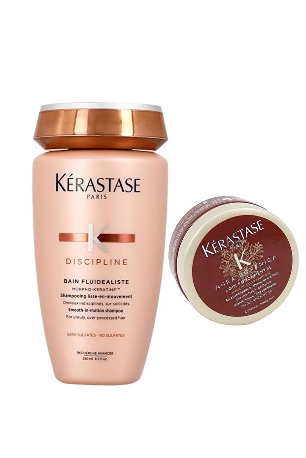 Discipline Bain Fluidealiste Sulfatsız Şampuan 250 Ml + Aura Botanica Maske 75 Ml - 1