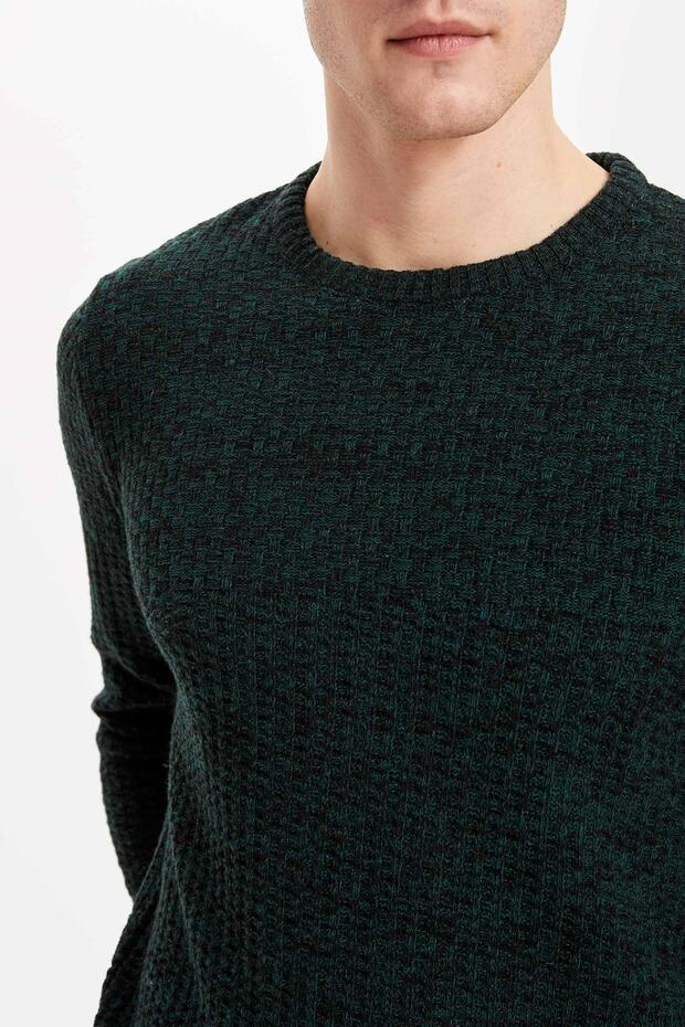 Slim Fit Triko Kazak - 3