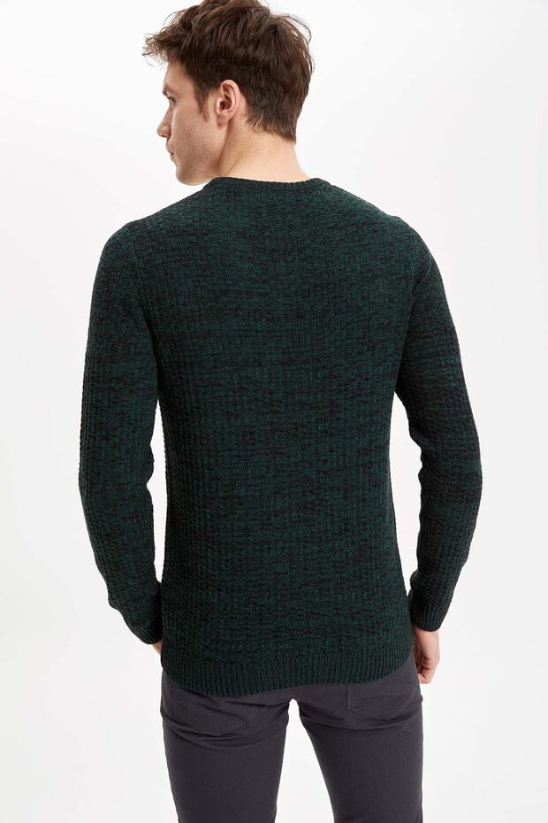 Slim Fit Triko Kazak - 4