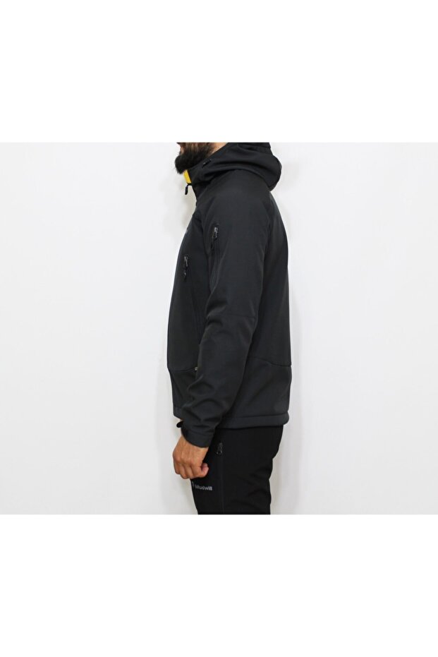Erkek Antrasit Softshell  Mont Ceket - 6