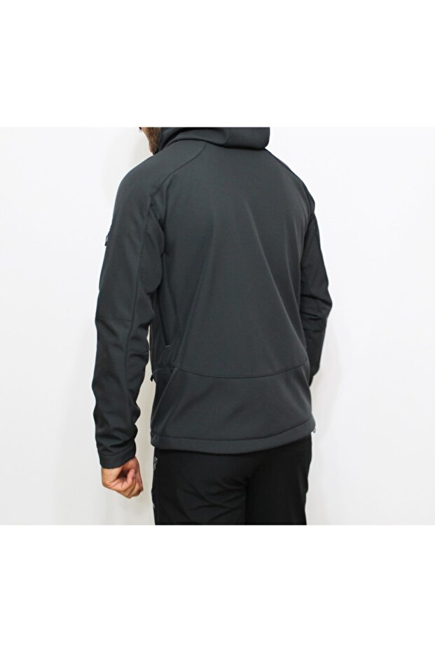 Erkek Antrasit Softshell  Mont Ceket - 7