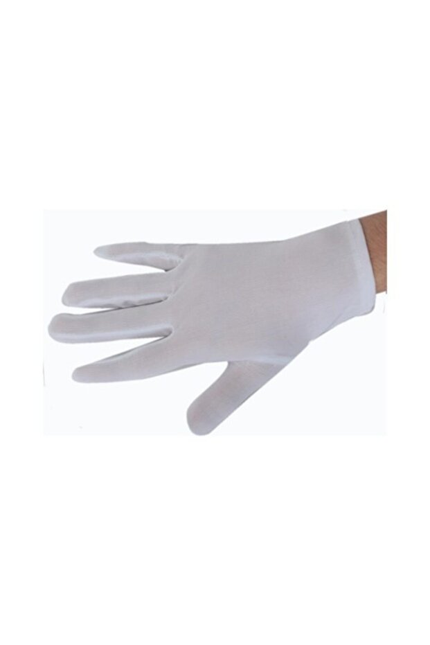 White Color Merasim & Marching Band and Waiter Gloves