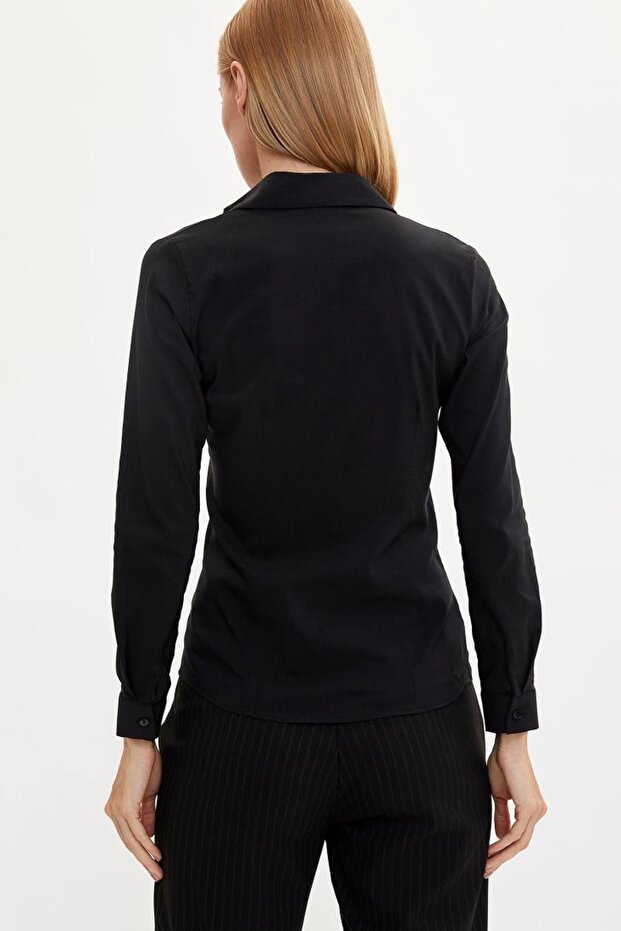 Damen Basic Langarmshirt I5278AZ.18AU.BK27 - 5