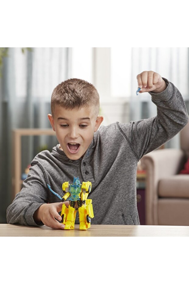 Transformers Cyberverse Büyük Figür E1886 E7106 Bumblebee - 4