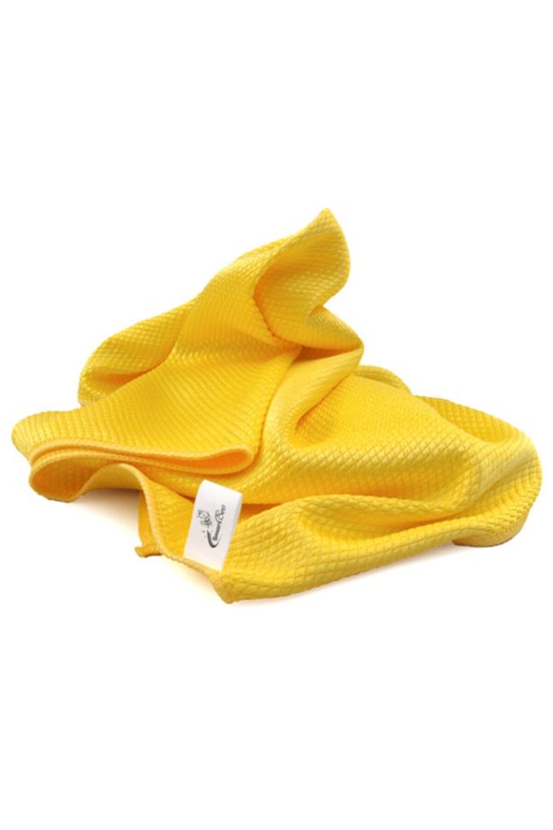 Mikrofiber Cam Ve Jant Silme Bezi 50x70 235gr/m2 - Sarı - 2