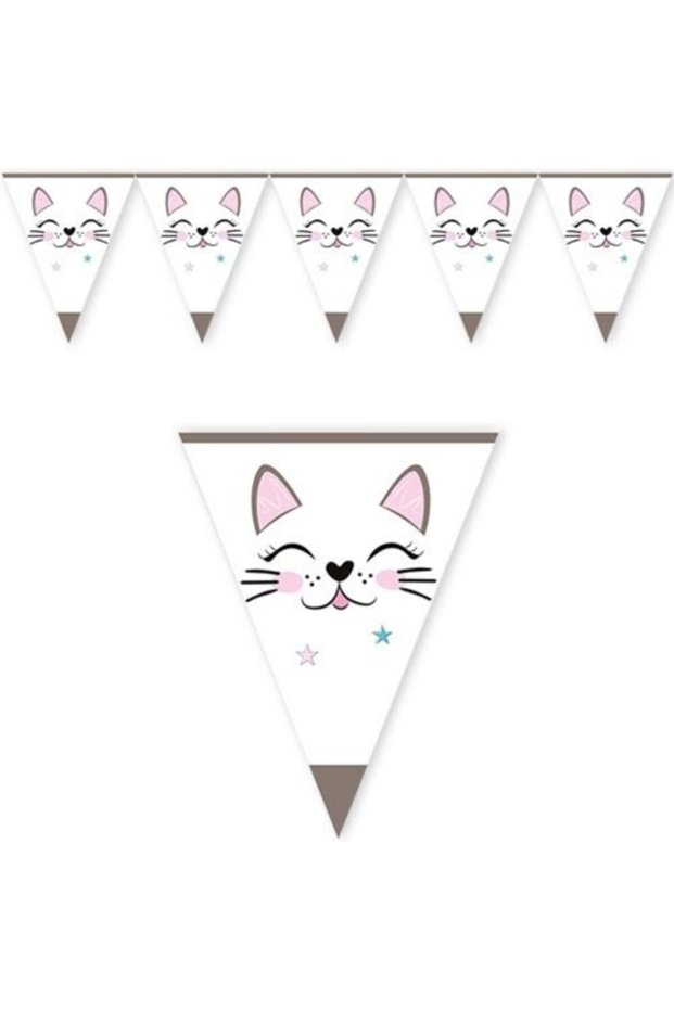 Miss Cat Cute Cat Triangle Pennant