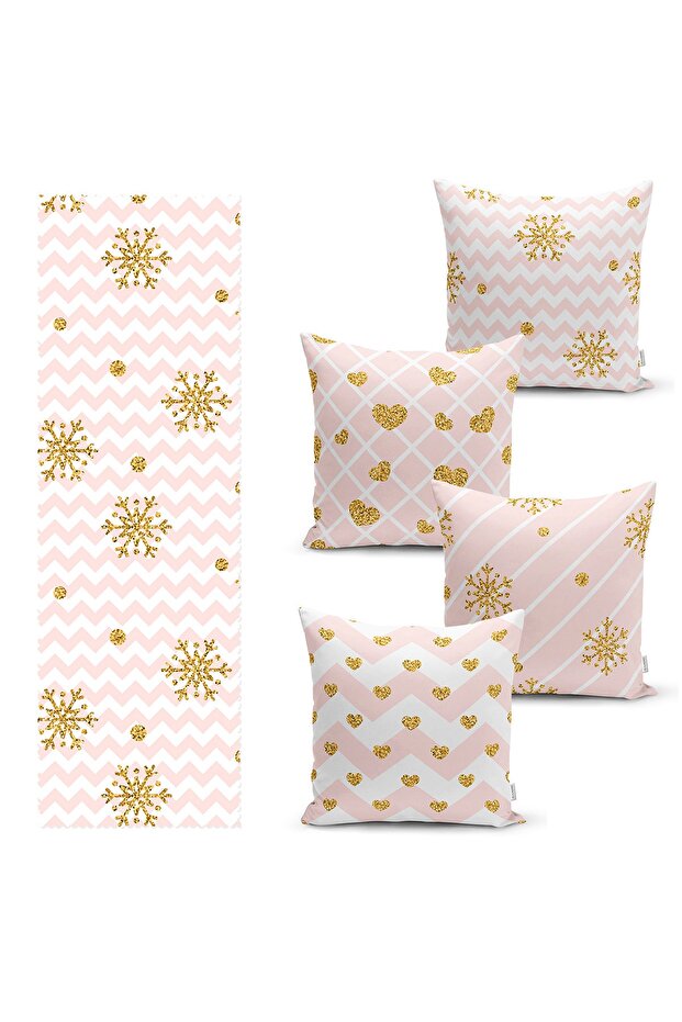 Throw Pillow Cover And Runner Set