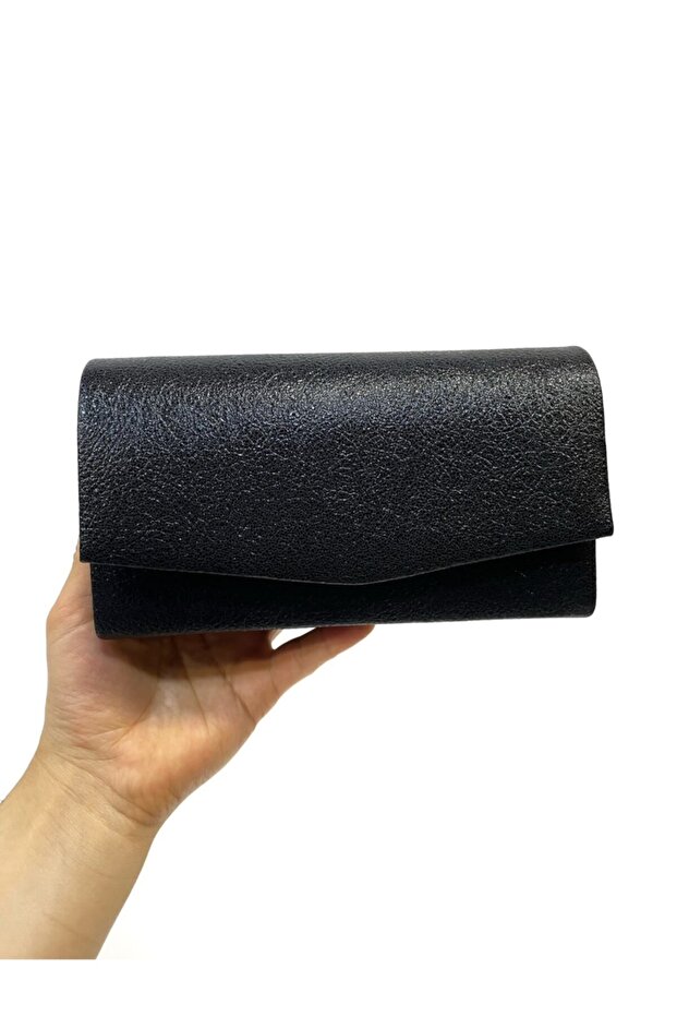 Black Shiny Women's Evening Dress Bag