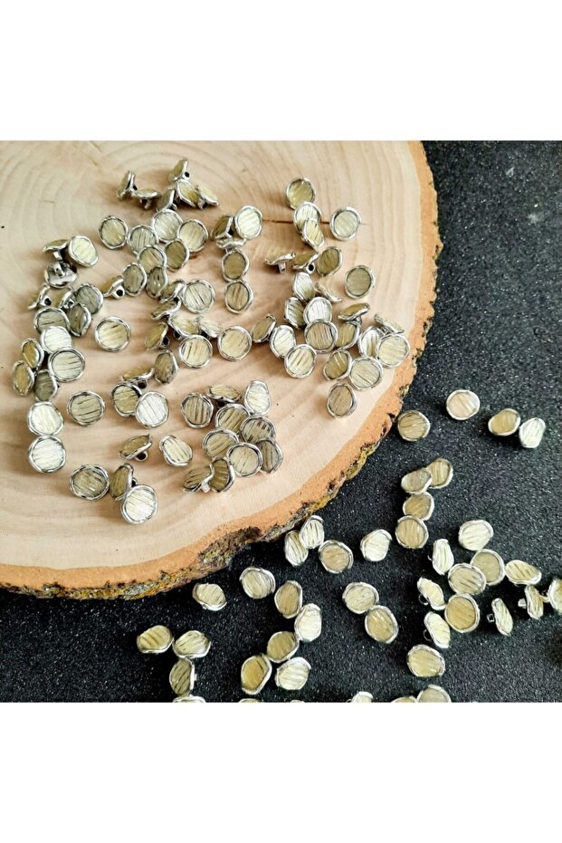 Pearlescent Metallized Button 13mm (15PCS)