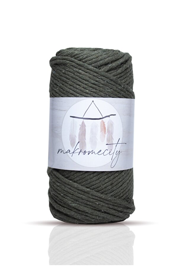 Premium 3mm Macrame Floss - Scalable Hobby Set Khaki Mustard Ecru - 2